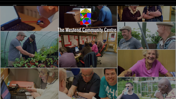 Screenshot of the St Oswald's West End Centre website