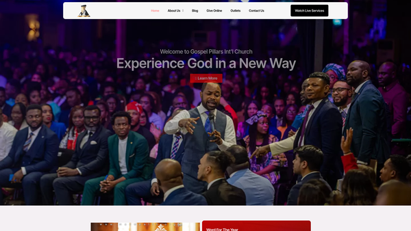 Screenshot of the Isaiah Wealth Ministry website