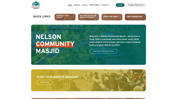 Screenshot of the Jamia Rehmania Razwiyyah website