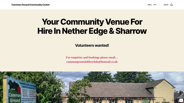 Screenshot of the Common Ground Abbeydale Limited website