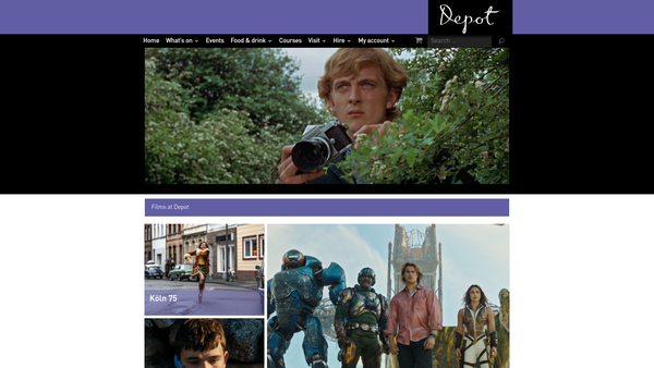 Screenshot of the Lewes Community Screen website