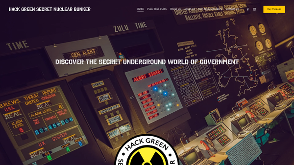 Screenshot of the The Hack Green Cold War & Radar Museum Trust website