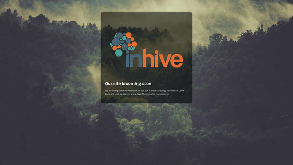 Screenshot of the inHive Global website