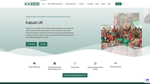 Screenshot of the Kabuki UK website