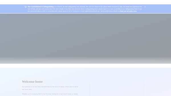 Screenshot of the The St Luke's Mission Initiative website