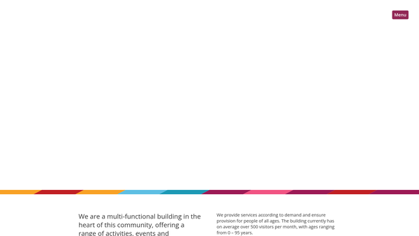 Screenshot of the Tylorstown Welfare Hall Limited website