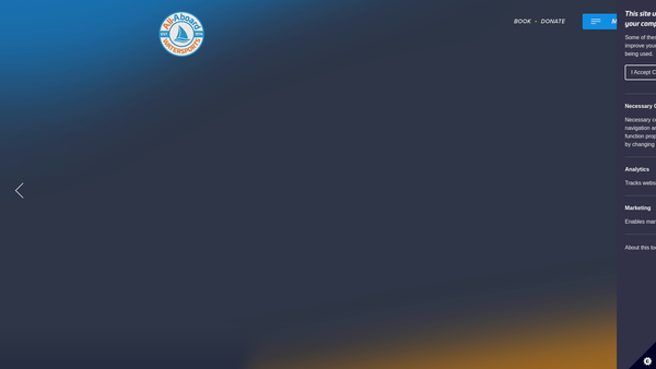 Screenshot of the All-Aboard! Water Sport And Water Recreational Activity (Bristol) website