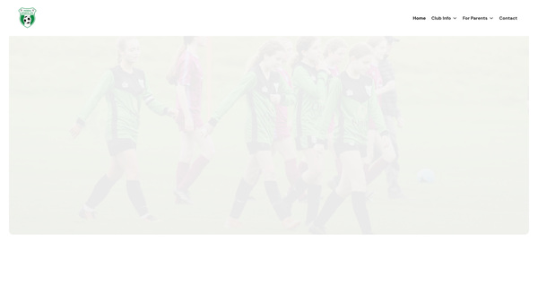 Screenshot of the Pannal Sports Jfc website