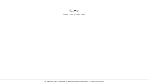 Screenshot of the Dzi Foundation UK website