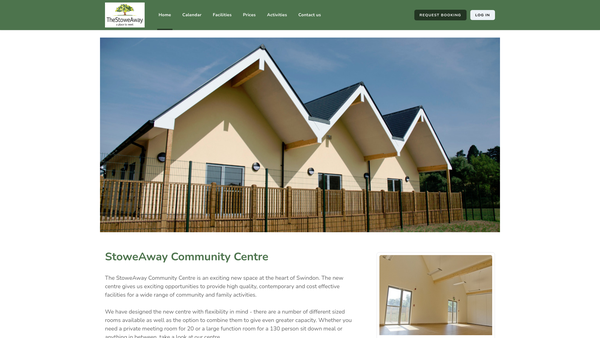 Screenshot of the East Wichel Community Association website