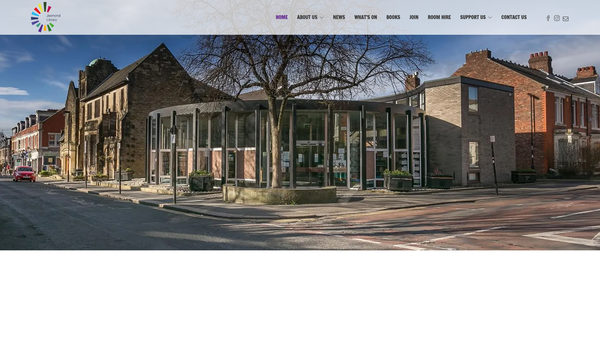 Screenshot of the Friends Of Jesmond Library website