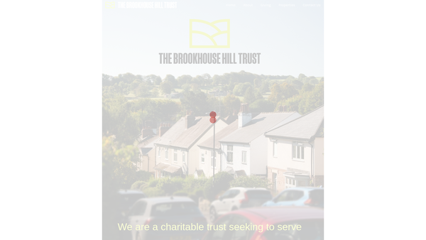 Screenshot of the The Brookhouse Hill Trust website