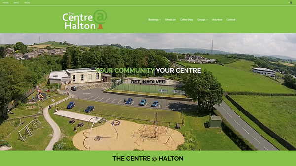 Screenshot of the Halton Community Association website