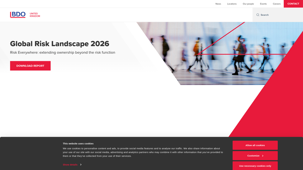 Screenshot of the Vibrance website