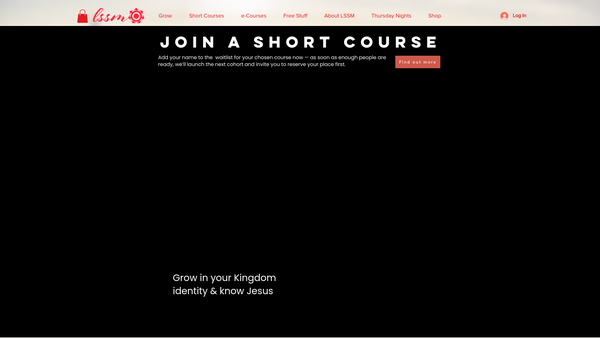 Screenshot of the London School Of Supernatural Ministry website