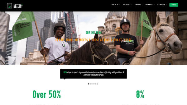 Screenshot of the Key4life CIO website