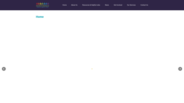 Screenshot of the Wolfram Syndrome UK website