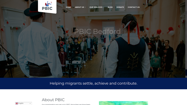 Screenshot of the Pbic Ltd website
