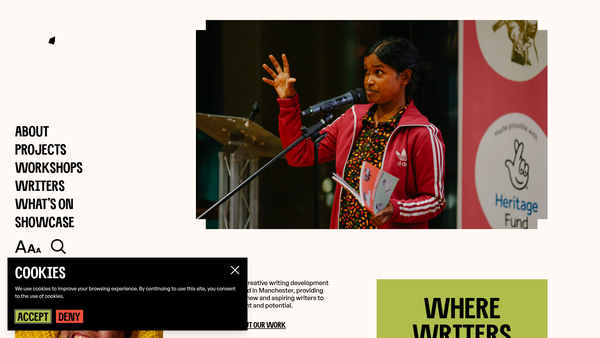 Screenshot of the Commonword Enterprises Ltd website
