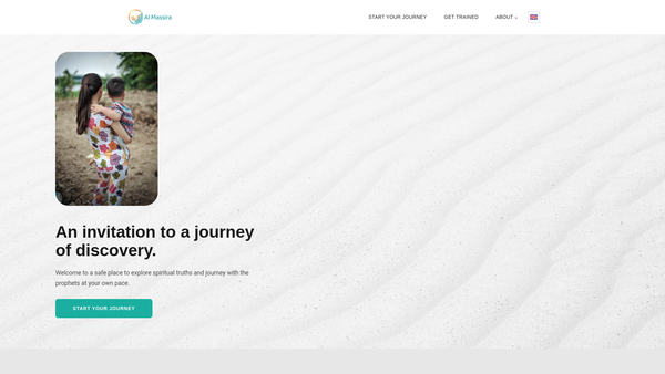 Screenshot of the Al Massira Trust website