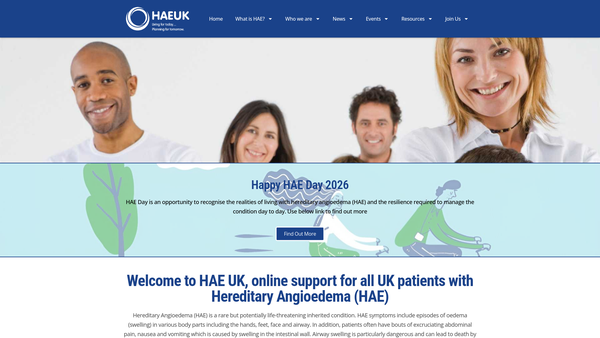 Screenshot of the Haeuk website