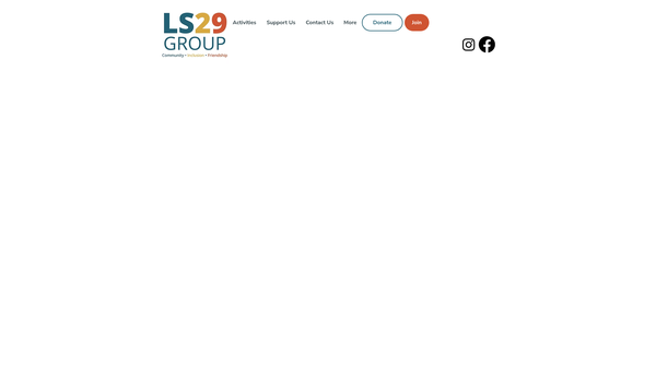 Screenshot of the Ls29 Special Needs Support Group website