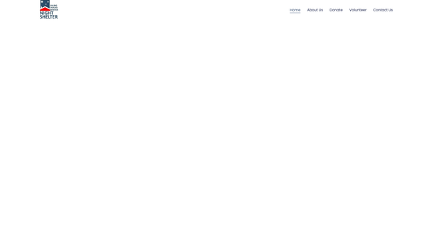 Screenshot of the Ealing Churches Winter Night Shelter website