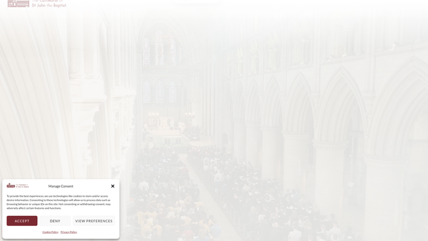 Screenshot of the The Cathedral Of St John The Baptist Trust website