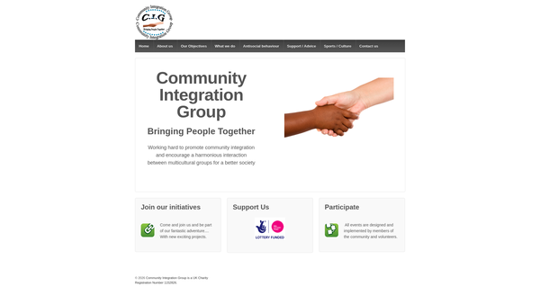 Screenshot of the The 101 Community website