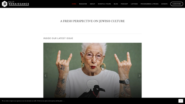 Screenshot of the Renaissance Publishing website