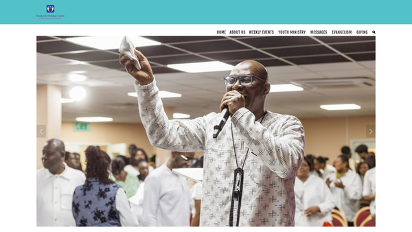 Screenshot of the Family Life Christian Centre website