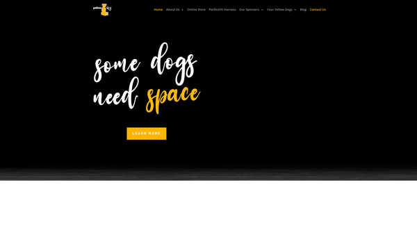 Screenshot of the Yellow Dog UK website