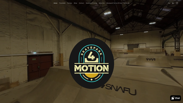 Screenshot of the 4motion Darlington website