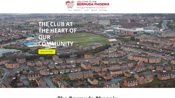 Screenshot of the The Bermuda Phoenix Centre Ltd website