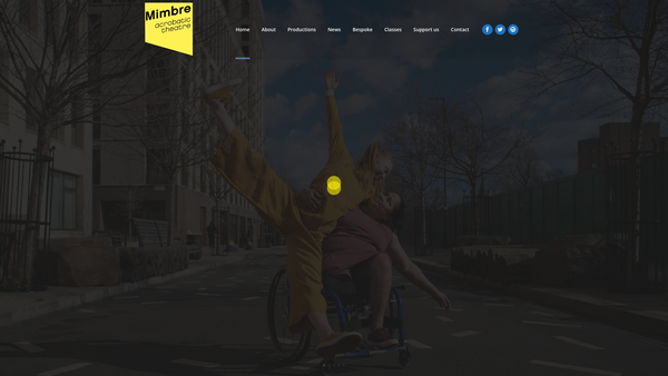 Screenshot of the Mimbre Limited website