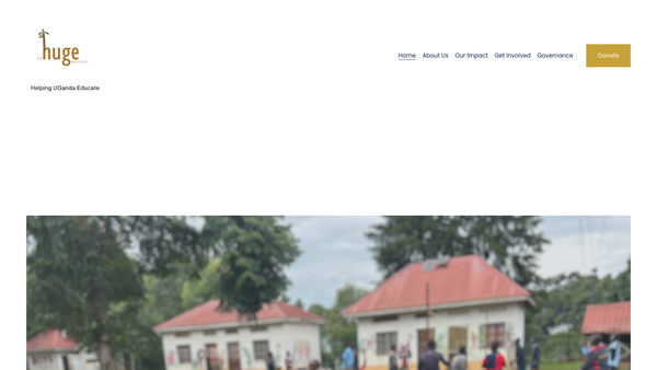 Screenshot of the The Huge Partnership website