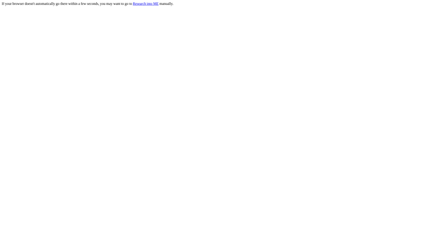 Screenshot of the Invest In ME Research website