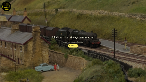 Screenshot of the Warley Model Railway Club website