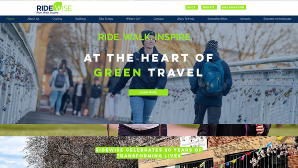 Screenshot of the Sustainable Travel Collective Ltd website