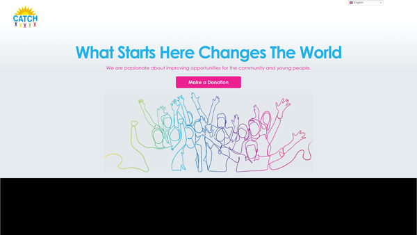 Screenshot of the Catch Leeds website