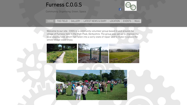 Screenshot of the Furness Cogs (Community Organising Green Space) website