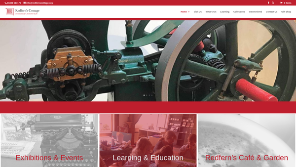 Screenshot of the Uttoxeter Heritage Trust website
