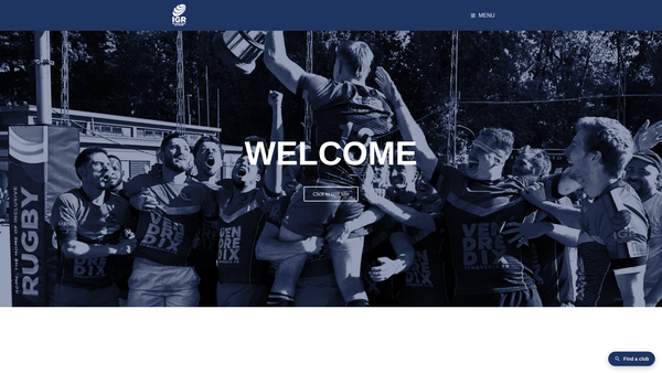 Screenshot of the International Gay Rugby website