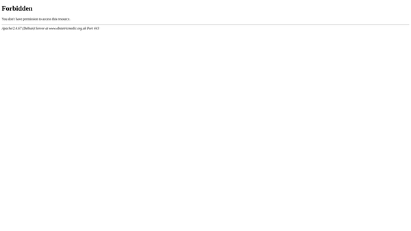 Screenshot of the Macdonald UK Obstetric Medicine Society website