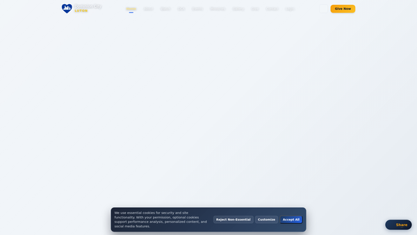 Screenshot of the Dominion City Church website