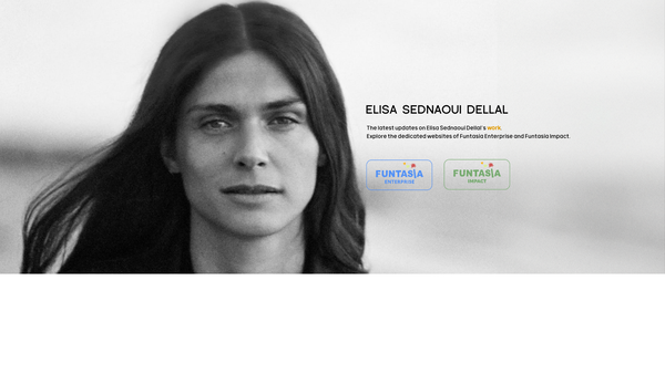 Screenshot of the Funtasia Impact website