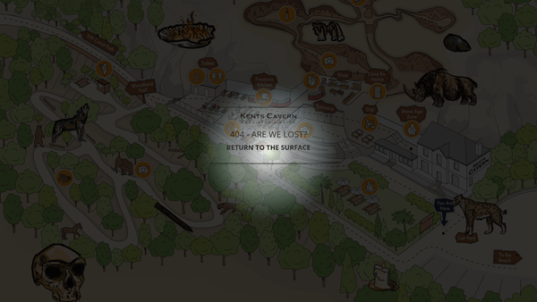 Screenshot of the Kents Cavern Foundation website