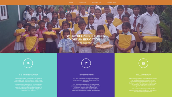 Screenshot of the Oneskyair website