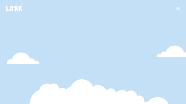 Screenshot of the Lark Children's Centre website