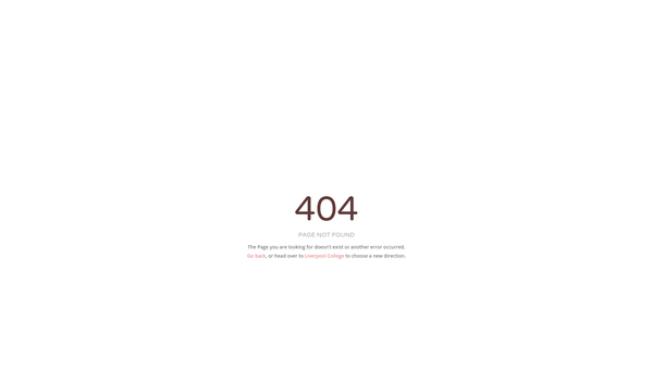 Screenshot of the Liverpool College PTA (With Godwyn House) website